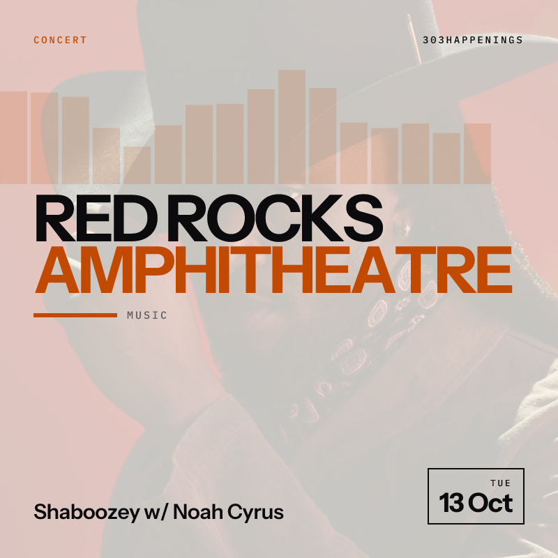 Shaboozey with Noah Cyrus at Red Rocks Amphitheatre in Morrison - This Week