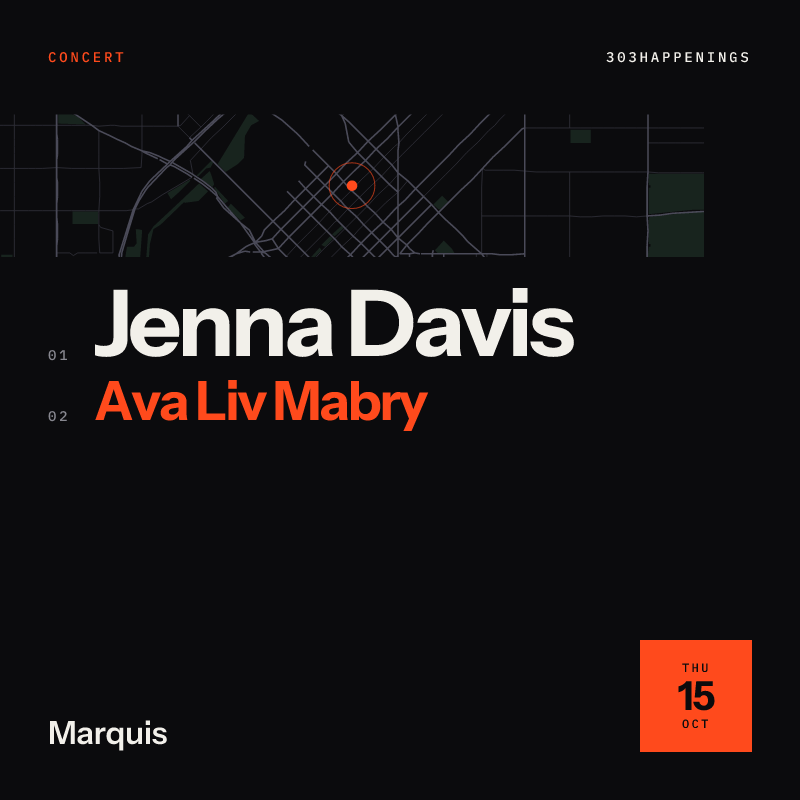 Jenna Davis at Marquis in Denver - This Week