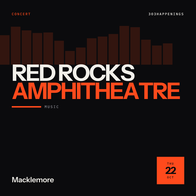 Macklemore at Red Rocks Amphitheatre in Morrison - Next Week