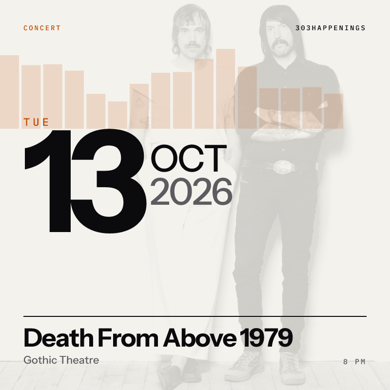 Death From Above 1979 at Gothic Theatre in Englewood - This Week