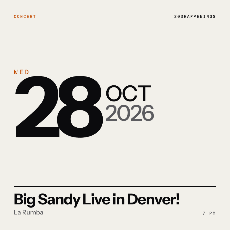 Big Sandy Live in Denver! at La Rumba in Denver - This Month
