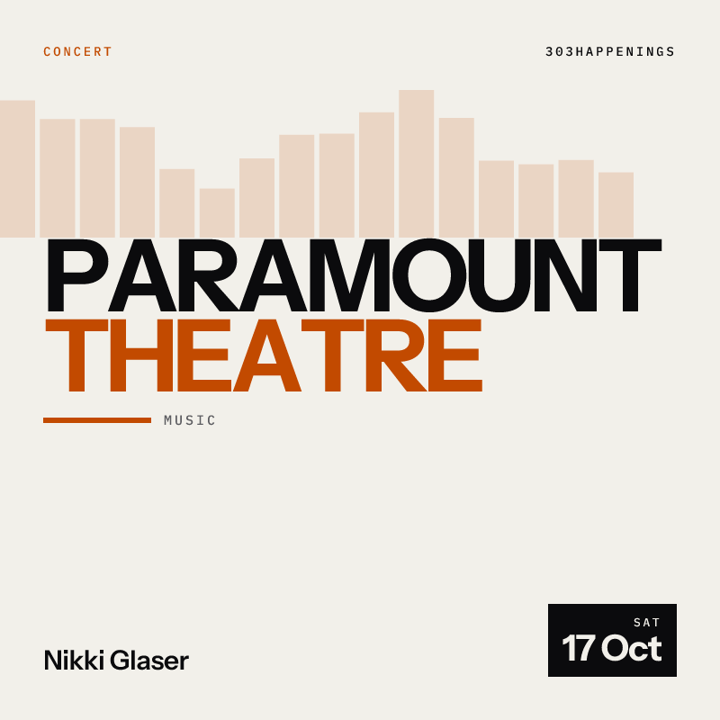 Nikki Glaser: The Stunning Tour at Paramount Theatre in Denver - Next Week