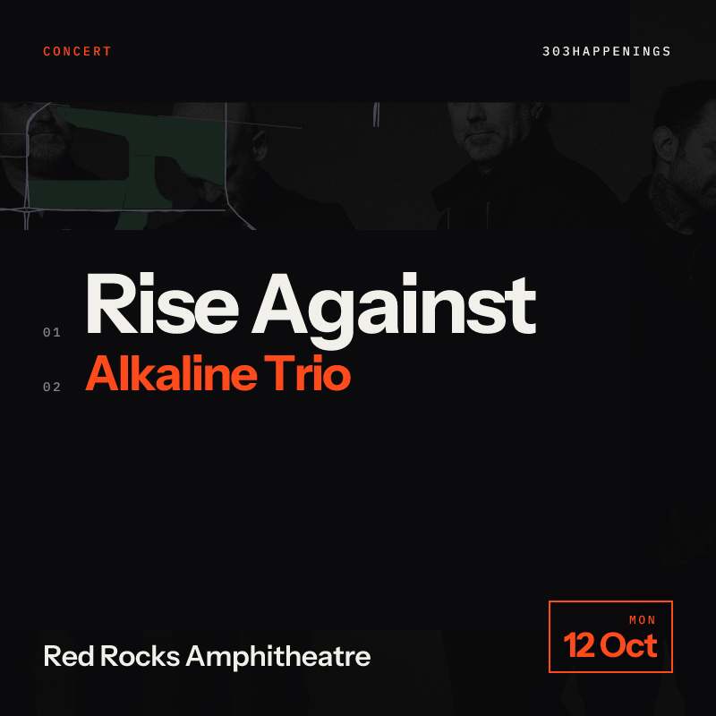 Rise Against: Ricochet 2026 at Red Rocks Amphitheatre in Morrison - This Week