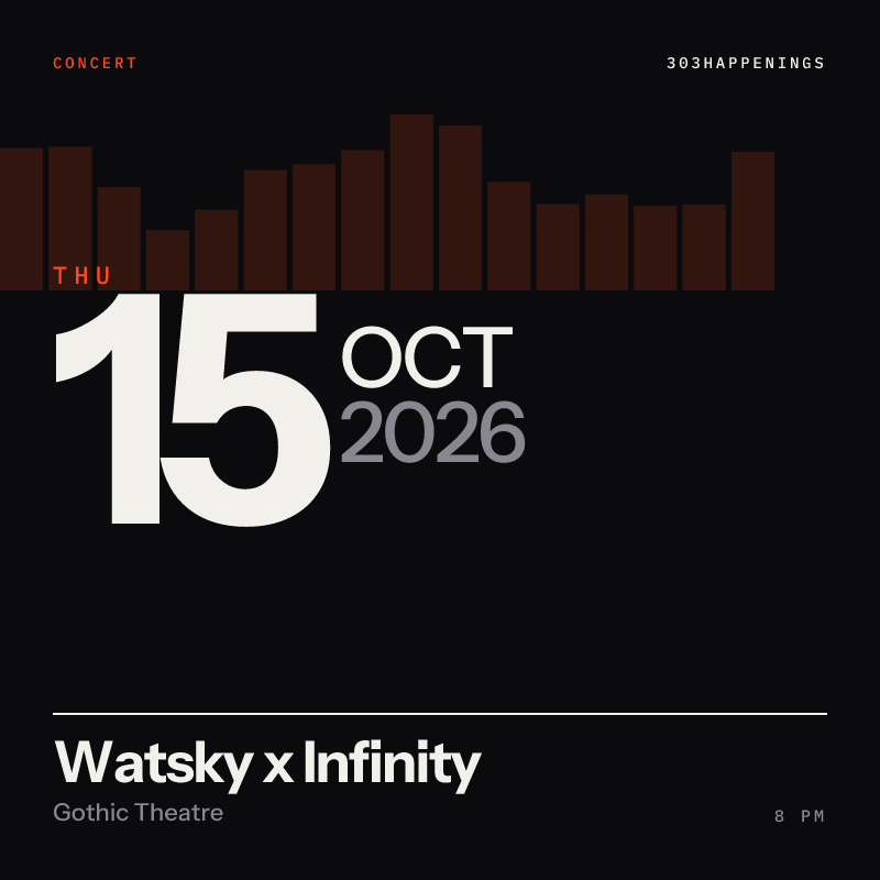 Watsky x Infinity at Gothic Theatre in Englewood - This Week