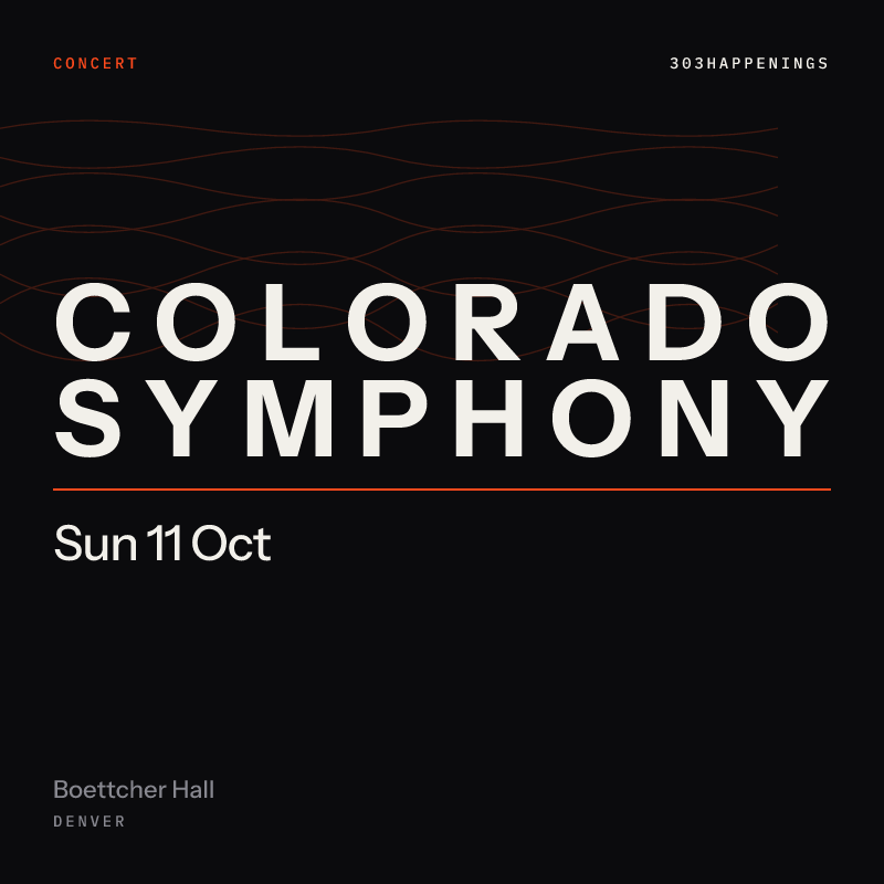Colorado Symphony Orchestra presents Bernstein & Ravel with Vadim Gluzman & Andrew Litton at Boettcher Hall in Denver - Today