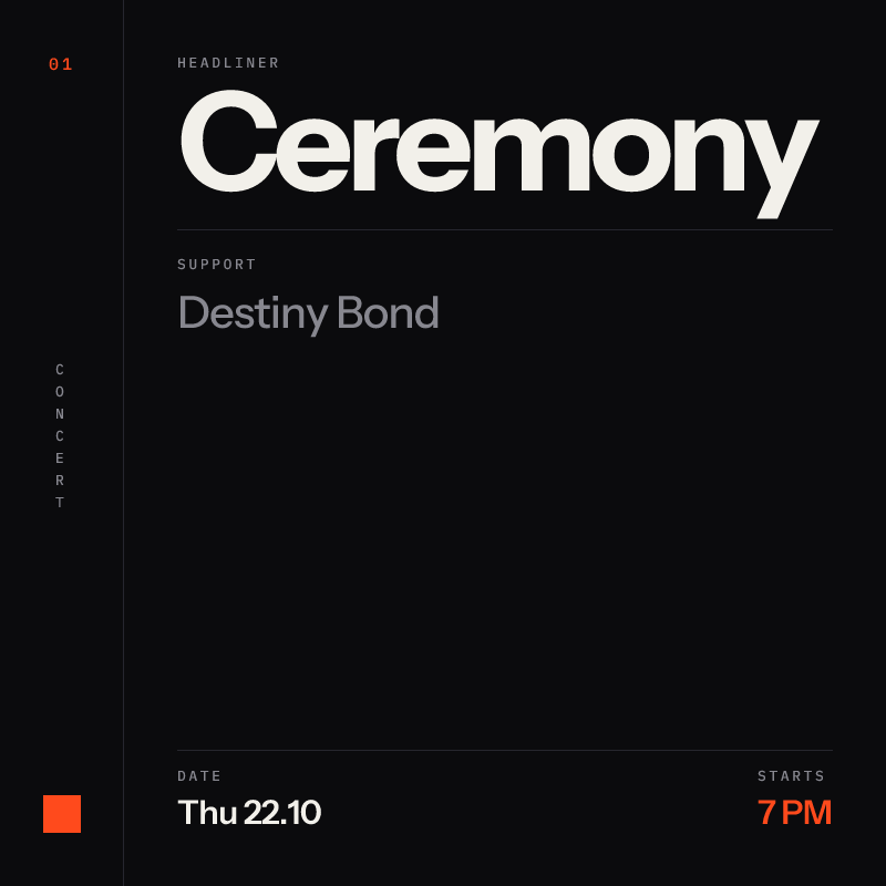 Ceremony at Marquis in Denver - Next Week