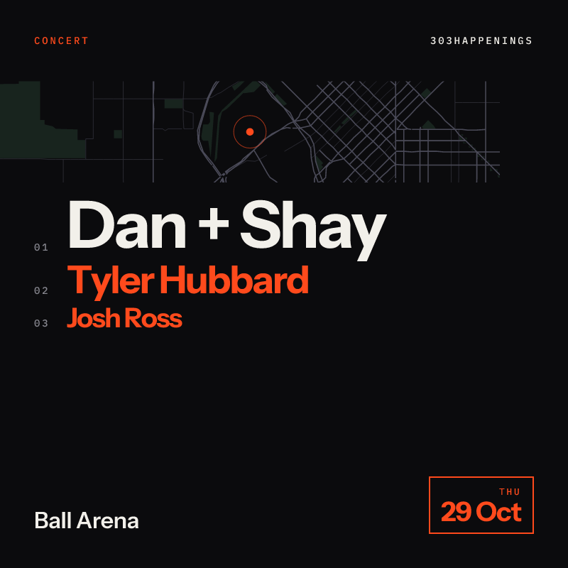 Dan + Shay: The Young Tour at Ball Arena in Denver - This Month