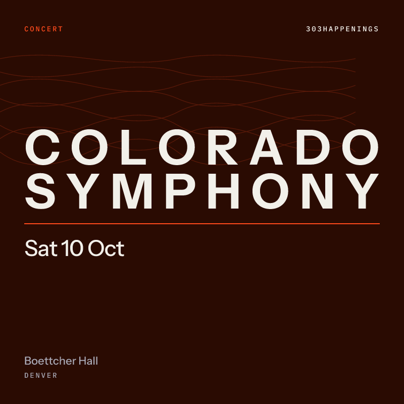 Colorado Symphony Orchestra presents Bernstein & Ravel with Vadim Gluzman & Andrew Litton at Boettcher Hall in Denver - Today
