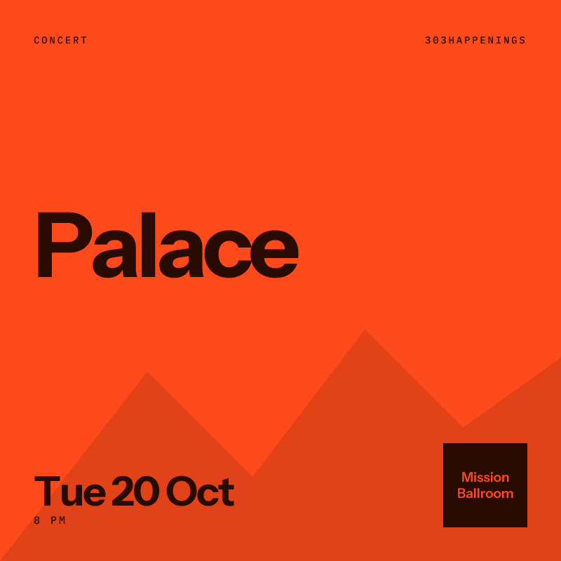 Palace at Mission Ballroom in Denver - Next Week