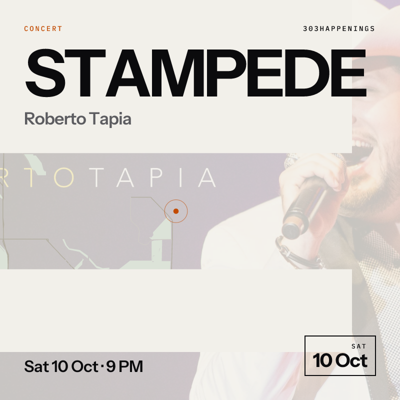 Roberto Tapia at Stampede in Aurora - Today
