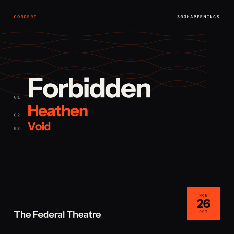 Forbidden at The Federal Theatre in Denver - This Month
