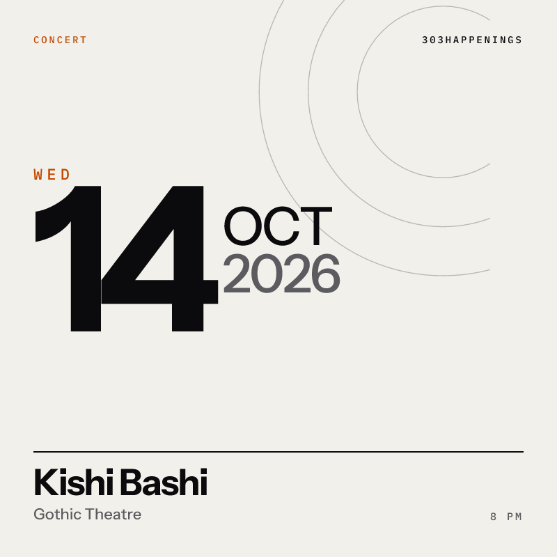 Kishi Bashi at Gothic Theatre in Englewood - This Week