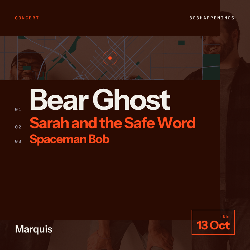 Bear Ghost - Tiny Hitman Tour 2026 at Marquis in Denver - This Week
