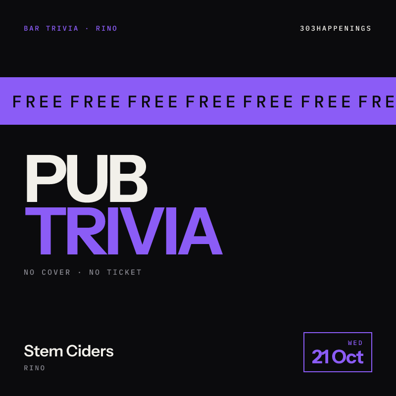 Pub Trivia at Stem Ciders at Stem Ciders, RiNo