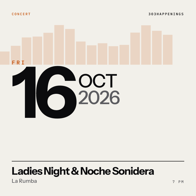 Ladies Night & Noche Sonidera at La Rumba in Denver - This Week