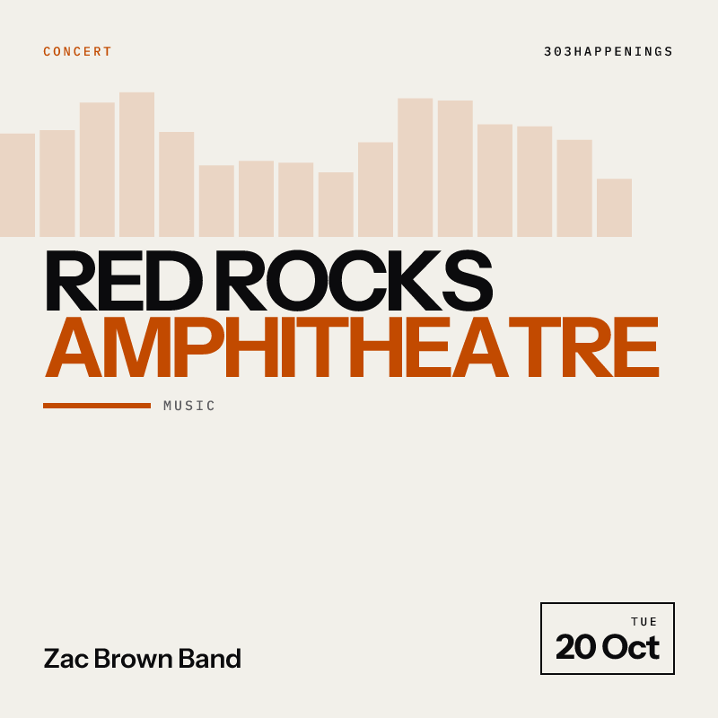 Zac Brown Band with Grace Potter at Red Rocks Amphitheatre in Morrison - Next Week