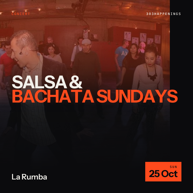 Salsa & Bachata Sundays at La Rumba in Denver - This Month