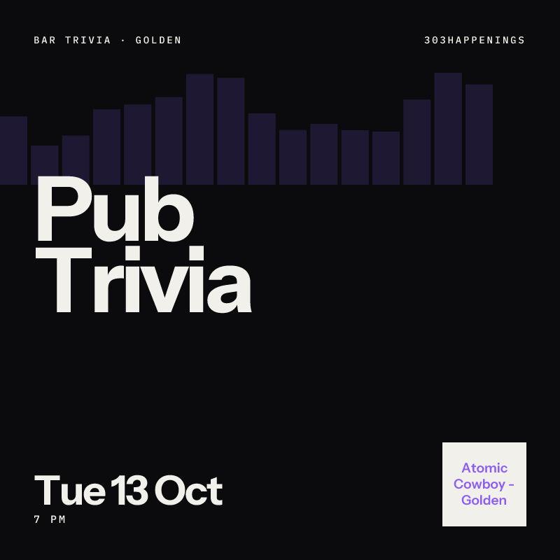 Pub Trivia at Atomic Cowboy - Golden at Atomic Cowboy - Golden, Golden