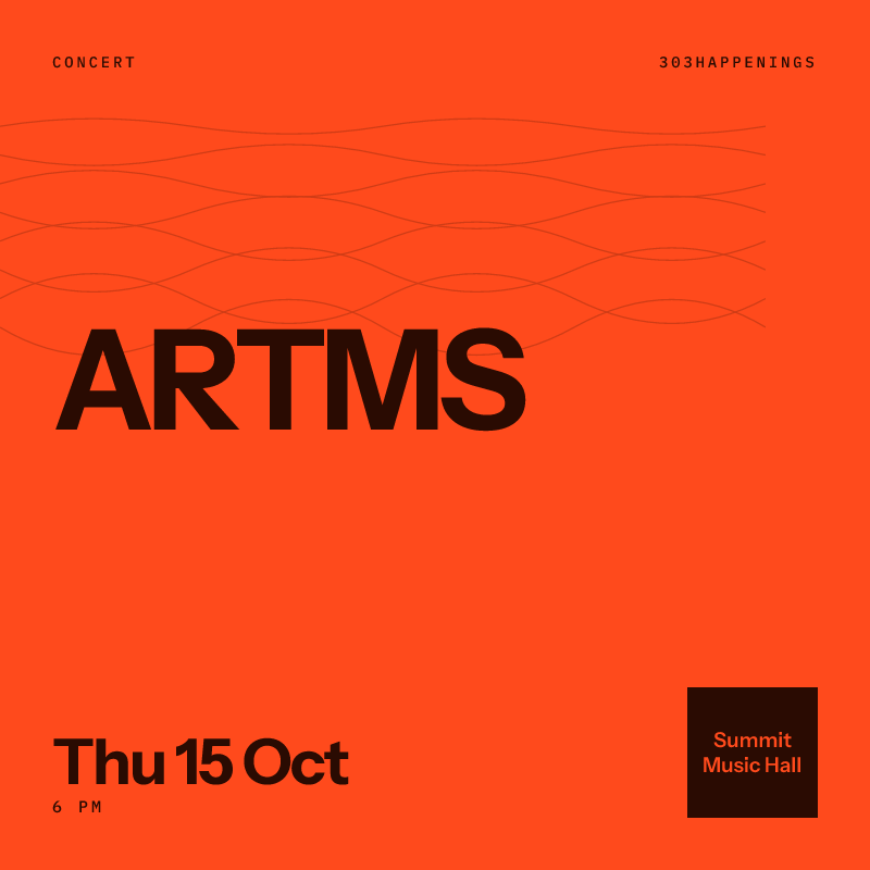 ARTMS at Summit Music Hall in Denver - This Week
