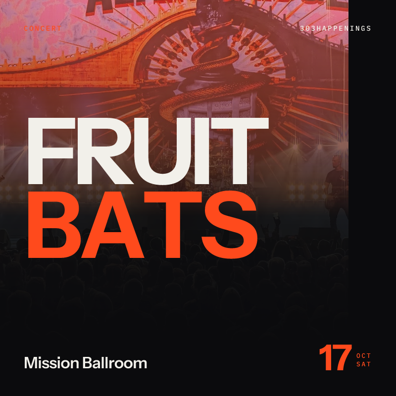 Fruit Bats at Mission Ballroom in Denver - Next Week