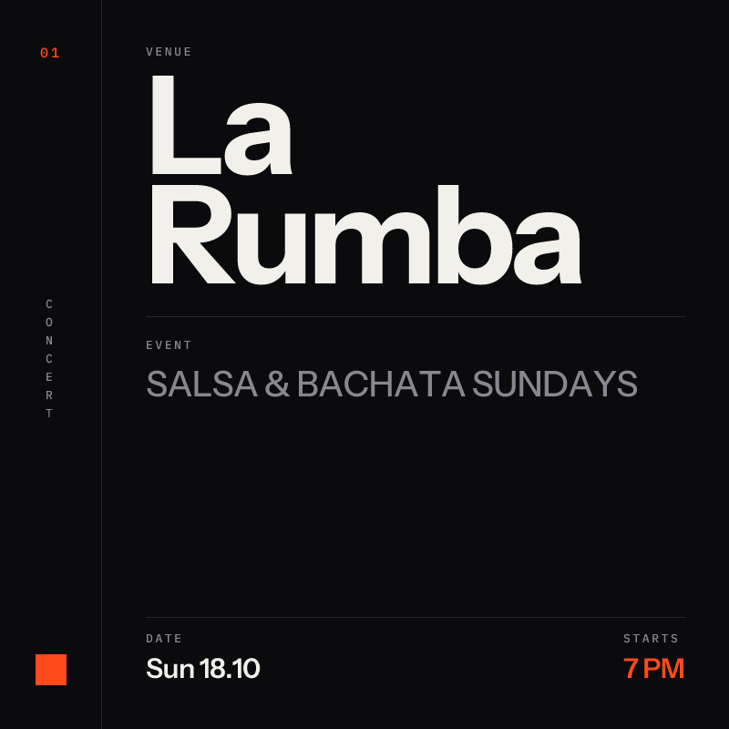 Salsa & Bachata Sundays at La Rumba in Denver - Next Week