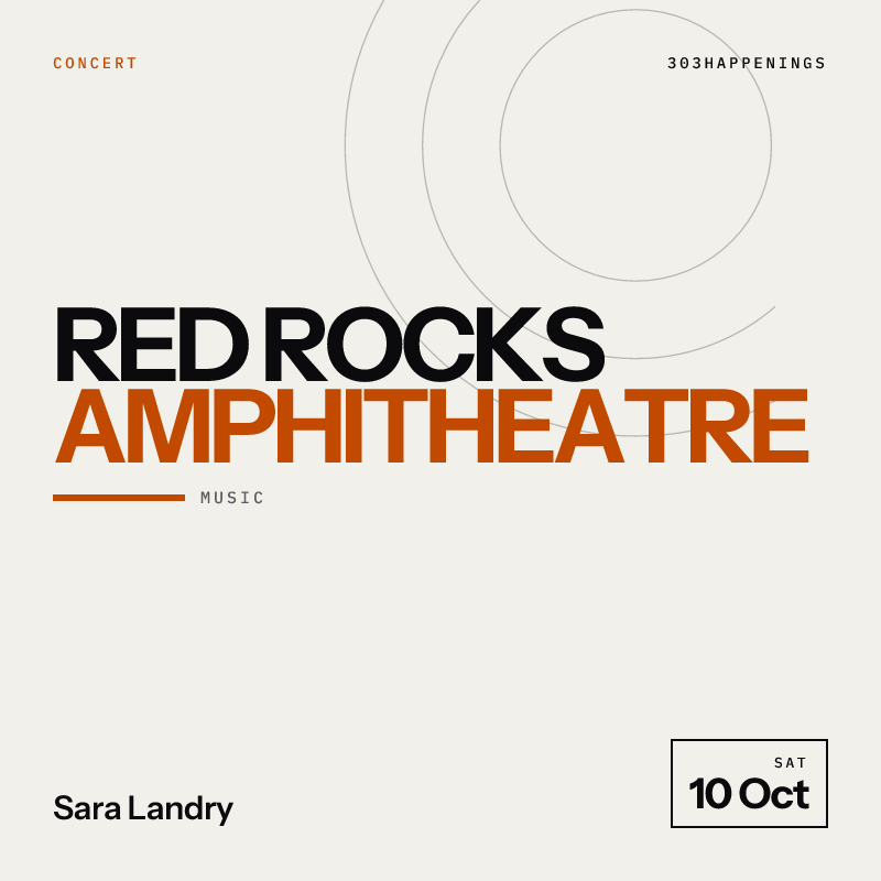 Sara Landry at Red Rocks Amphitheatre in Morrison - Today